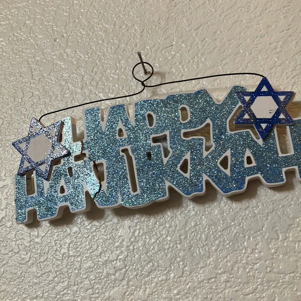 Happy Hanukah sign